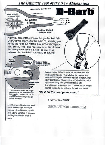 D-Barb & Cutter stainless steel tool